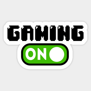 Gaming On Sticker